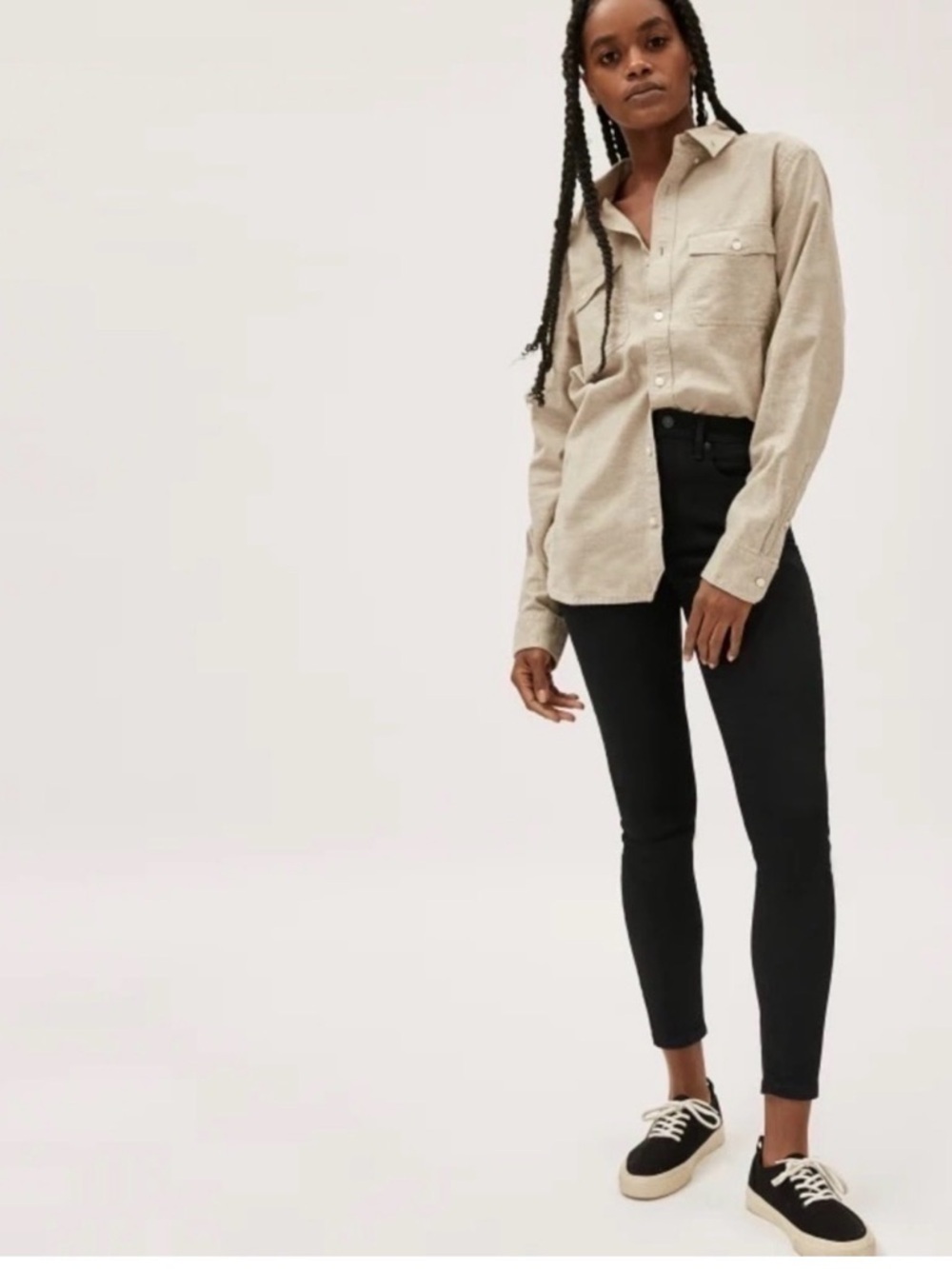 Everlane Authentic Stretch High-Rise Skinny Jeans